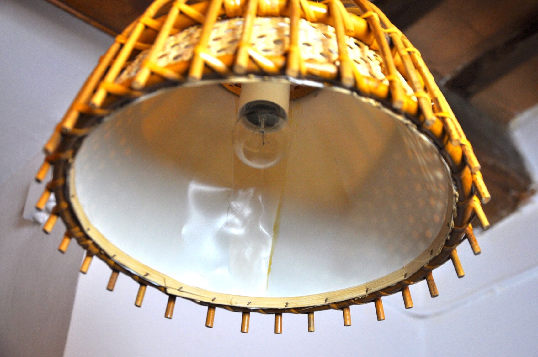 Rattan hanging France 1960