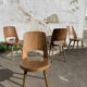 Ensemble de 4 chaises de bistrot baumann