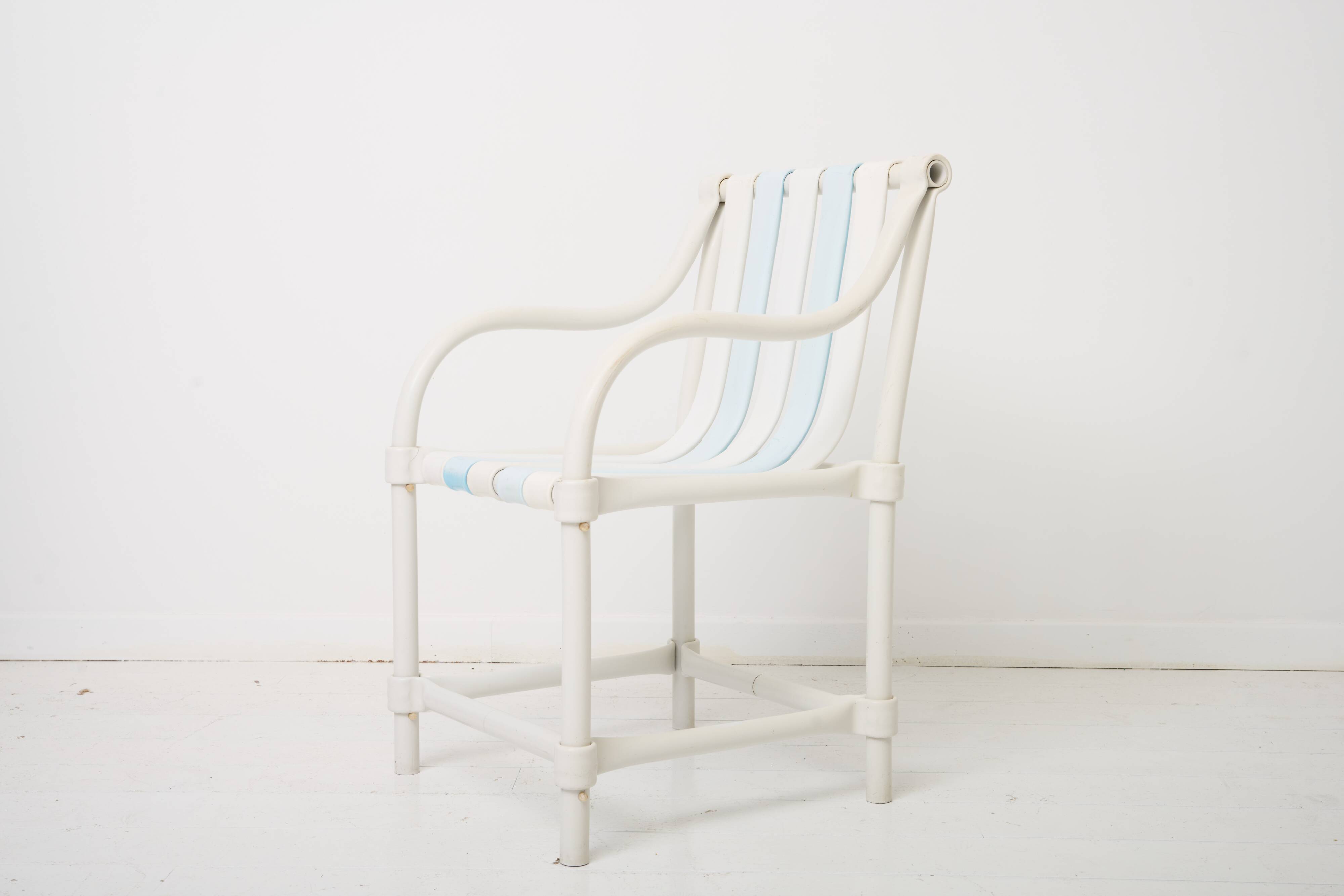 4 garden chairs "Sea side", Hugonet, 1970