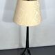 Wood tripod floor lamp, Italy, 1950s