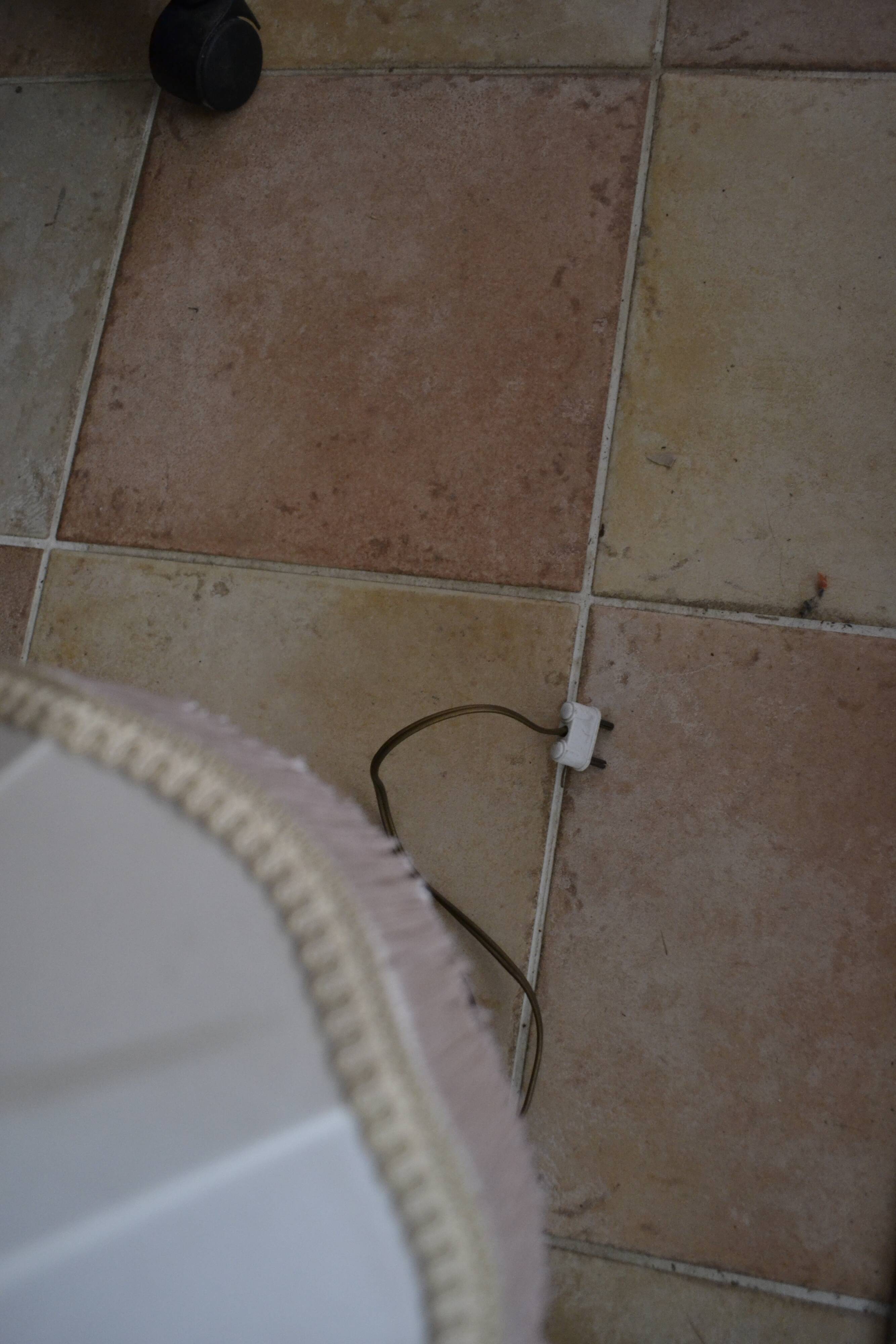 Art deco copper lamp