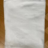 Nappe ancienne  blanche damassée