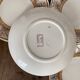 Tea cups and saucers in Sarreguemines ironstone "Derby"