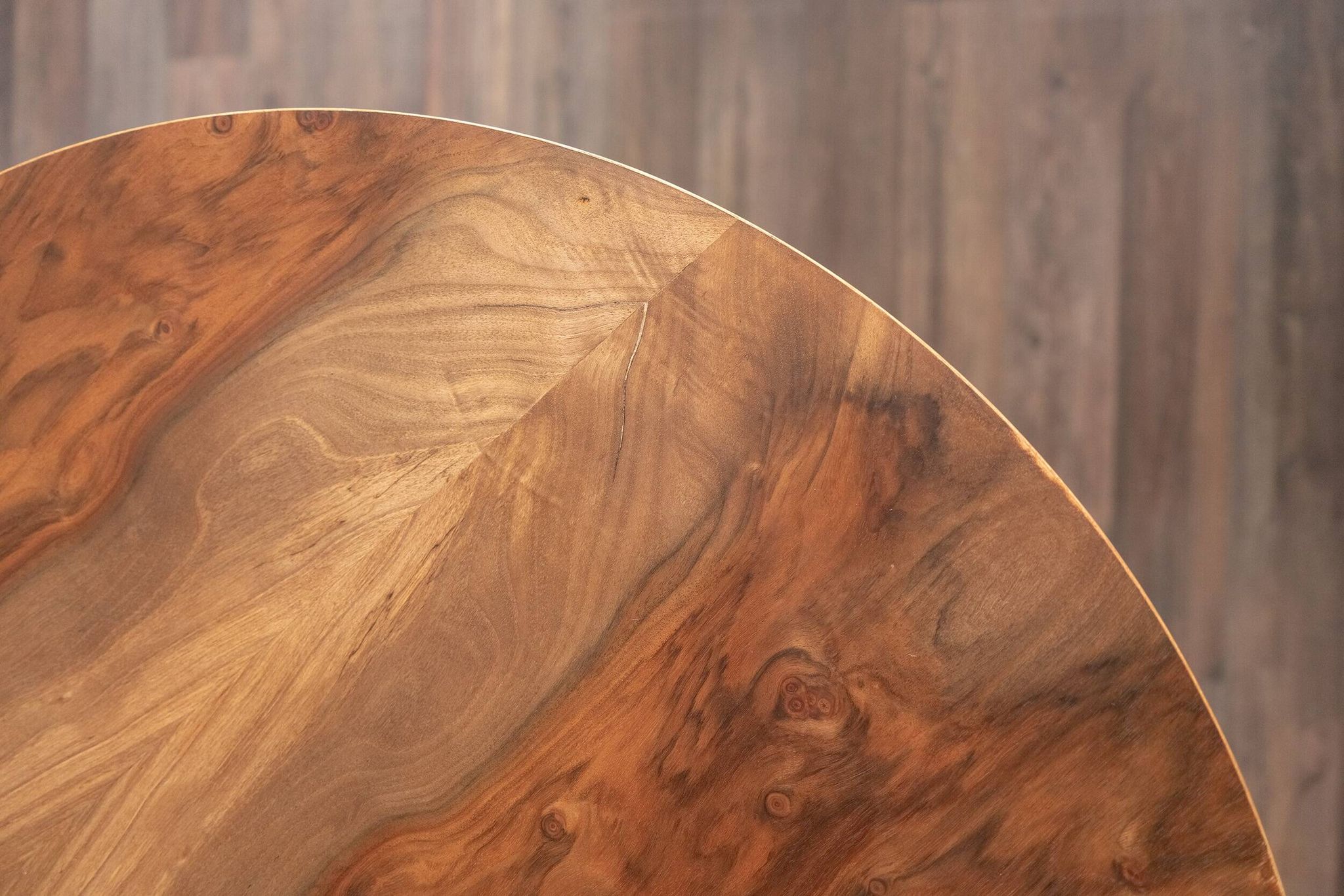 Table d'appoint tchécoslovaque en bois, années 80