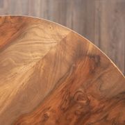 Table d'appoint tchécoslovaque en bois, années 80
