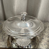 Vegetable Christofle silver metal Louis XV style "net/Chinon