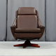 Leather ottoman chair, 1970