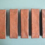 terracotta knife rests vintage table art set holders