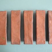 terracotta knife rests vintage table art set holders