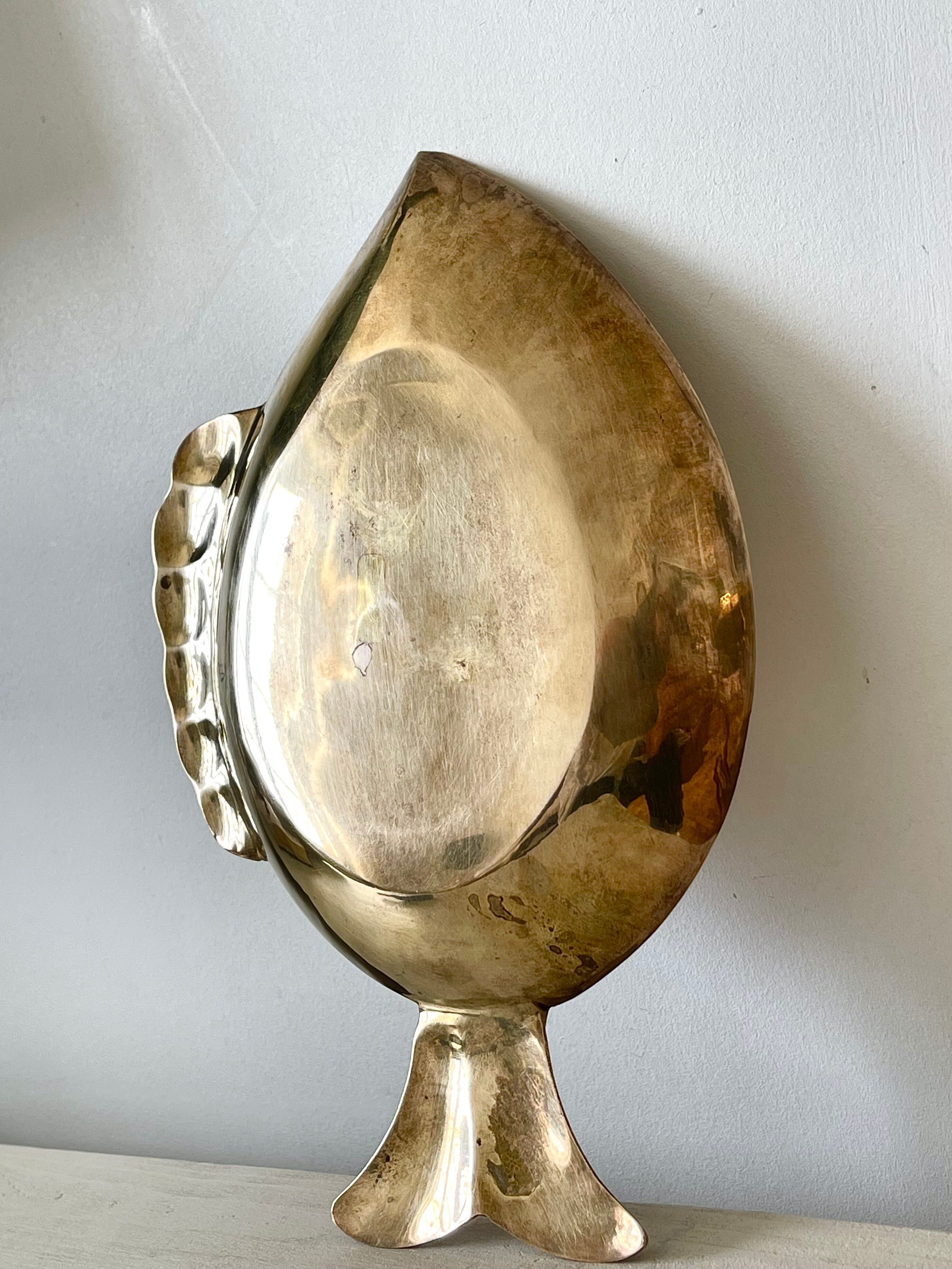 Brass catchall from the 1970s