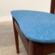 Mid-century walnut dining chairs, 1960s, set of 6.