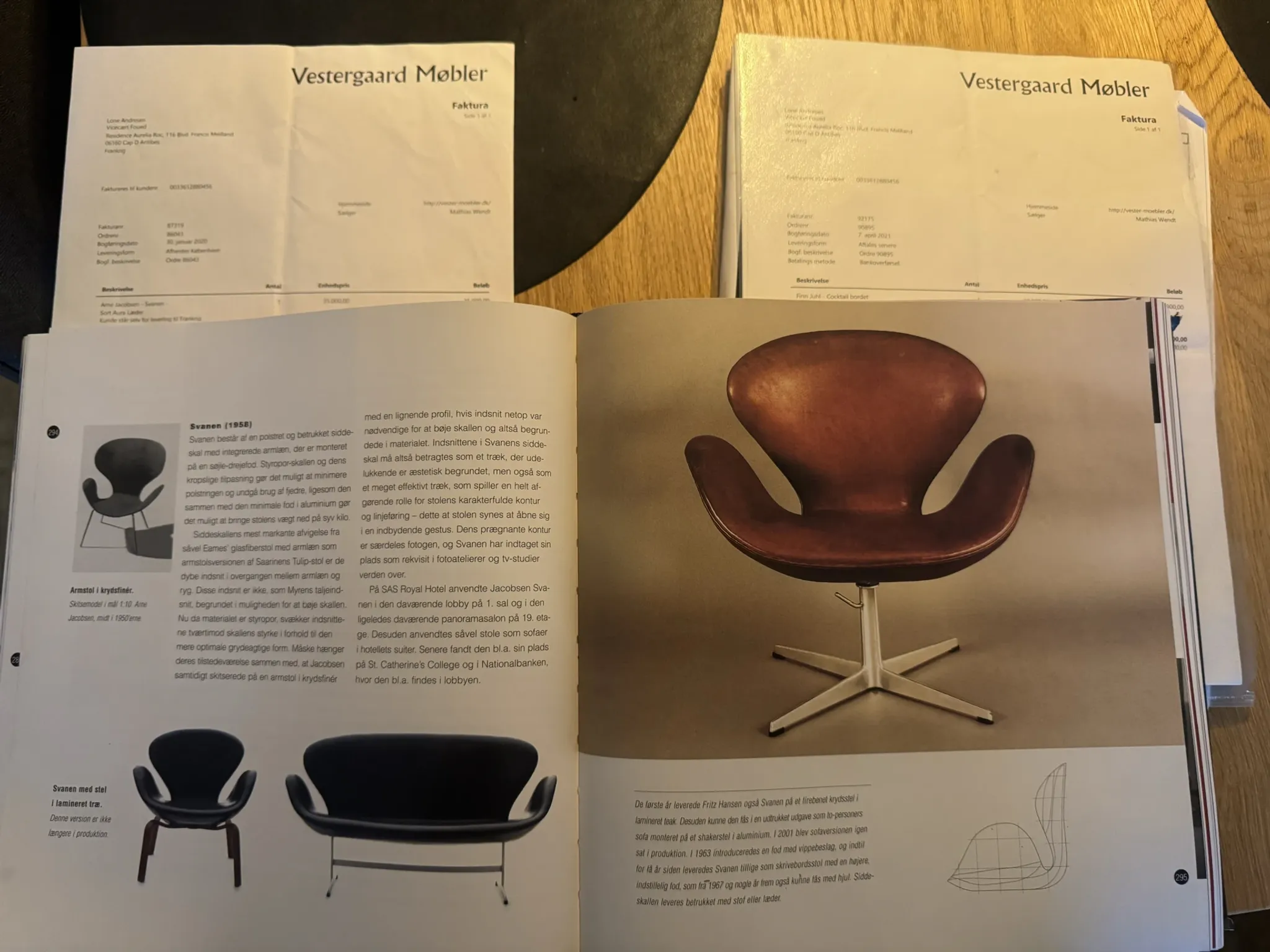 Fauteuil Swan d'Arne Jacobsen, Fritz Hansen