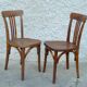 Pair of vintage bistro chairs 1940