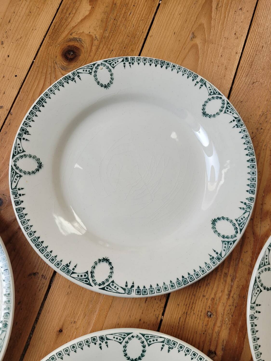 Set 6 soup plates and 6 flat plates n°418 ceranord