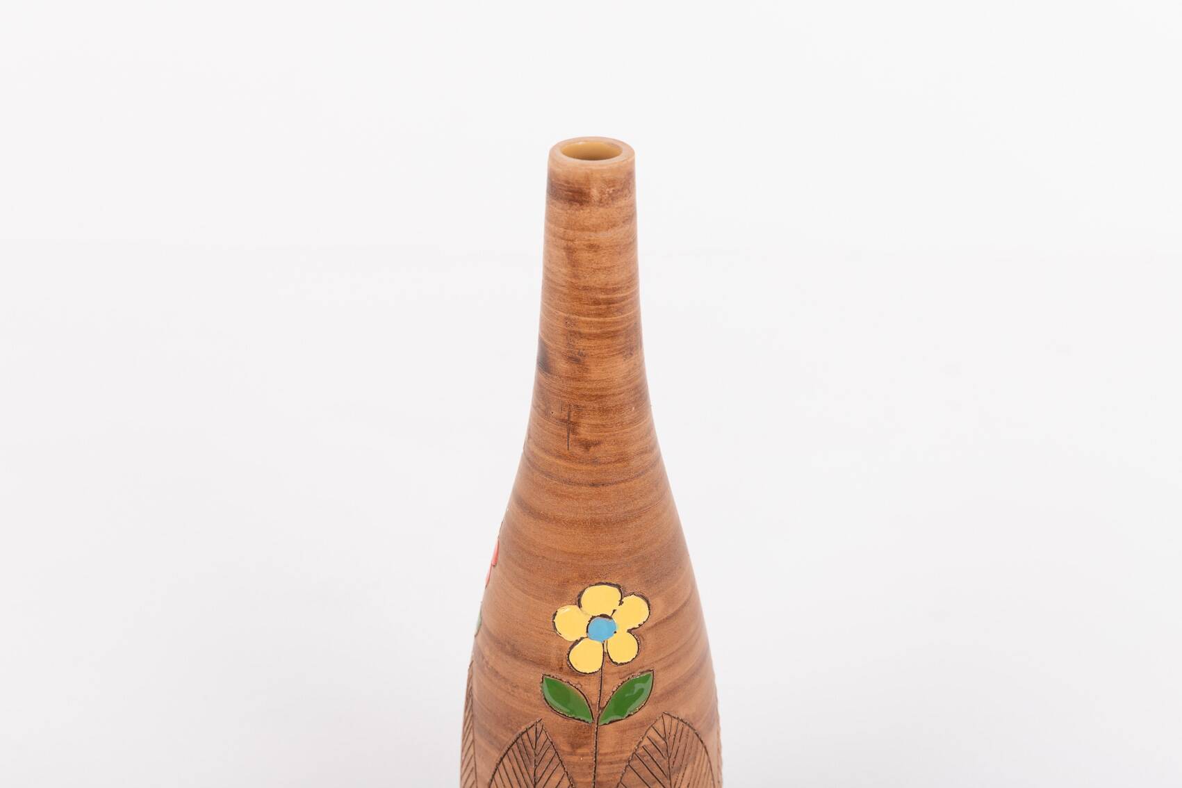 Vase italien en terre cuite, années 1980