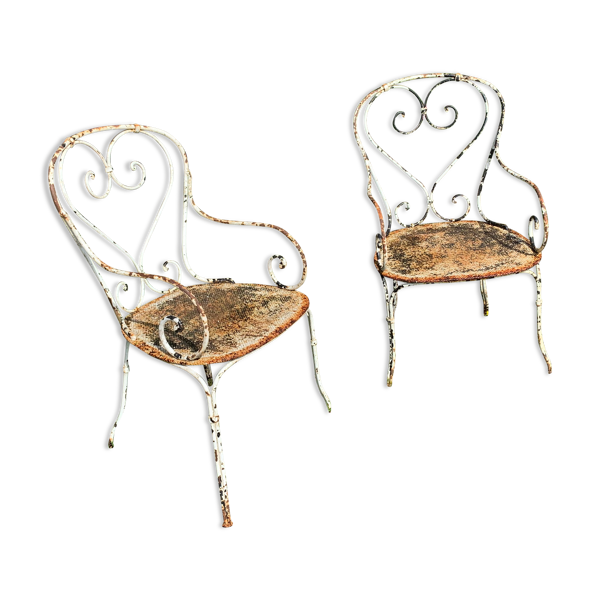 Lot de 2 fauteuils  de jardin
