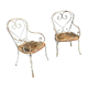 Lot of 2 garden chairs