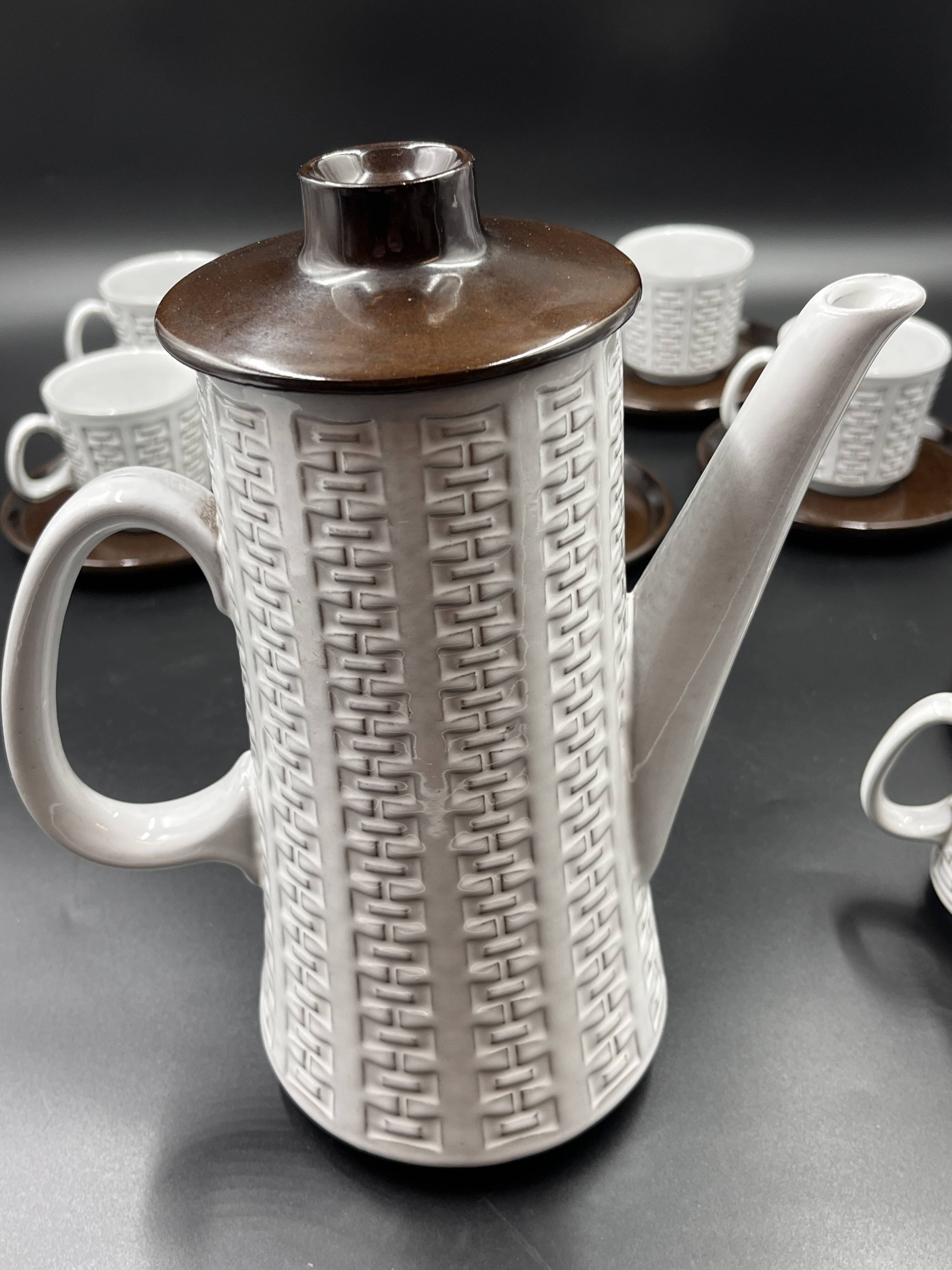 Ceramano coffee service, model: Epsilon by Karl Leuther