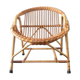 Fauteuil corbeille rotin vintage