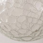 Suspension globe cracked glass Raak design, 1970