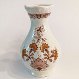 Small English porcelain vase Adams pattern Cornwall. Floral pattern.