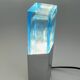 Space Age Glass Block Lamp Murano 1970