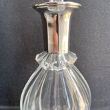 Large decanter - Louis Philippe - Strong crystal and silver