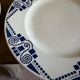 Assiettes plates Moulin Des Loups art déco