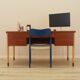 Teak desk, Danish design, 1970s, made in Denmark