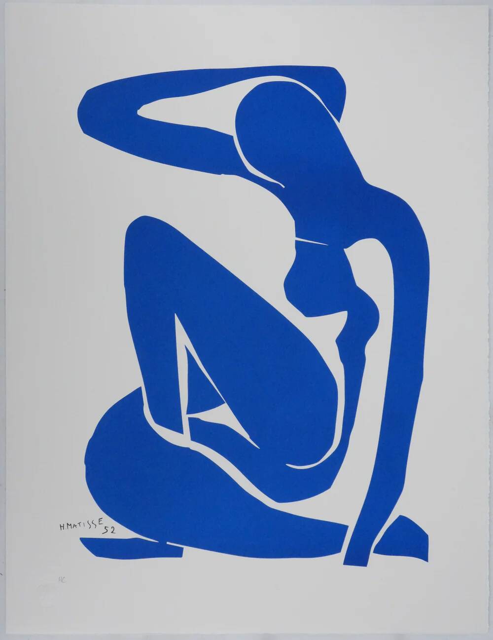 Henri Matisse: Blue Nude III, signed lithograph