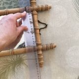 Bamboo barber mirror
