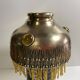 Antique Parisian Lampshade Hat 1900 Brass Cabochons Tassels