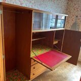 Armoire en teck style scandinave année 1960