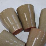 Set of 5 Cermer sandstone glasses
