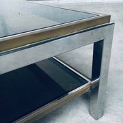 Hollywood Regency Flaminia Two Tier Coffee Table, France, 1970s