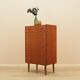 Commode en teck, design danois, années 1970, fabriquée au Danemark