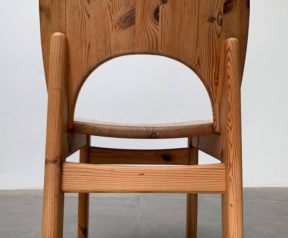 Danish pine chairs from the mid-century by Niels Koefoed for Glostrup, 1960s, set of 4.