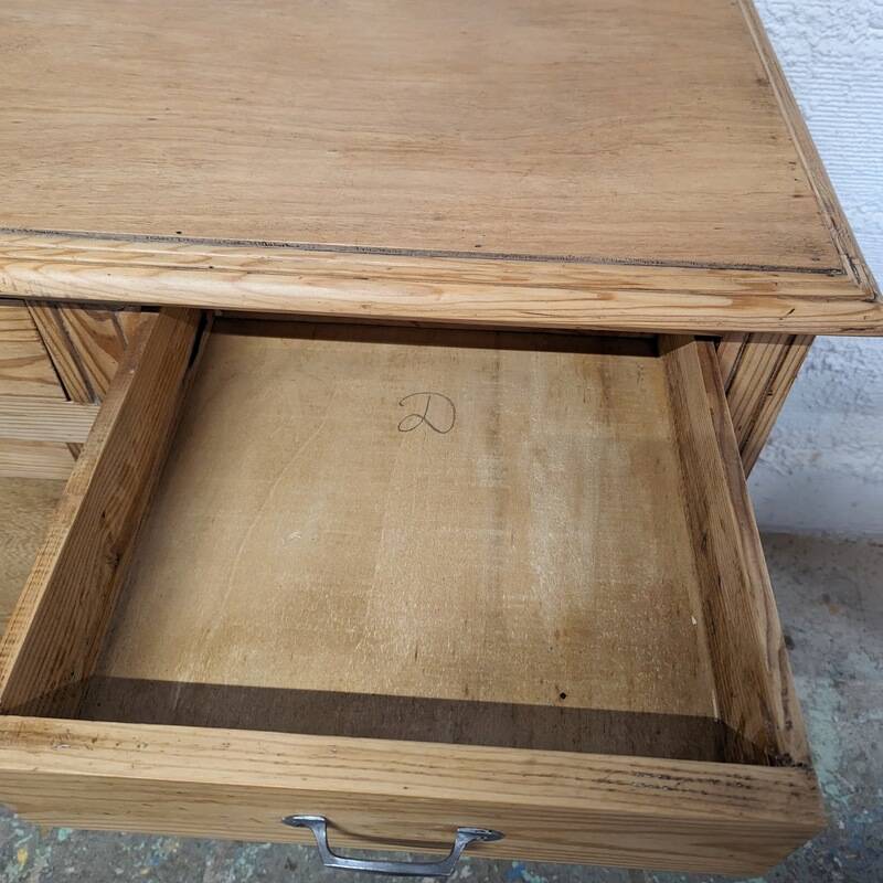 Parisian sideboard in raw wood