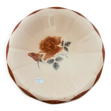 Round calotte dish Digoin Sarreguemines 200850