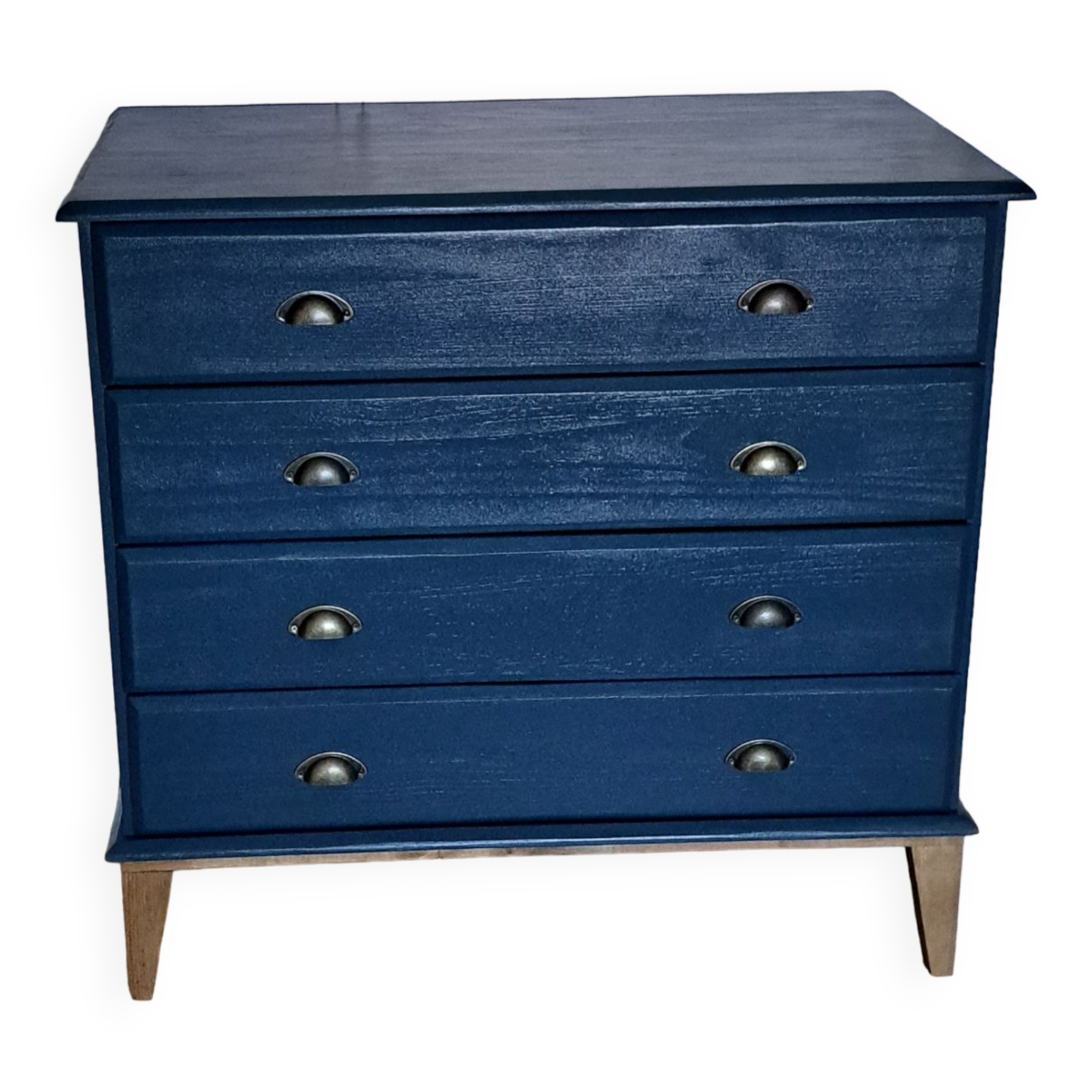 Scandinavian blue chest of drawer