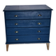 Scandinavian blue chest of drawer