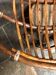 Swivel rattan armchair