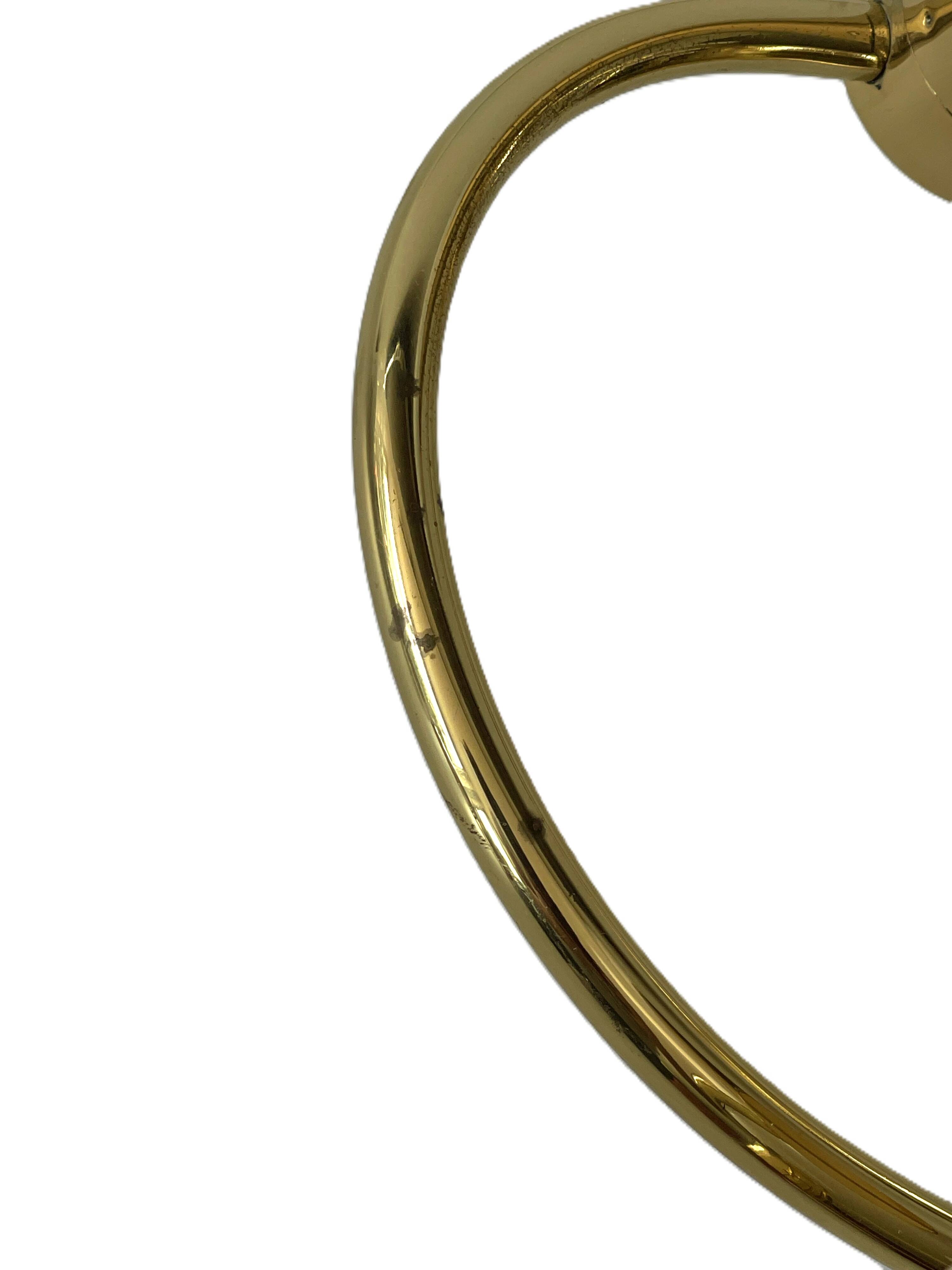 Honsel Leuchten ceiling light with 10 brass lights, Mid Century, 1970s.
