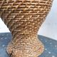 Vintage woven rattan lamp
