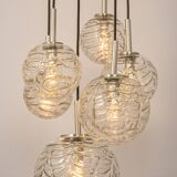 Grand cascading chandelier by Doria, Germany, 1970s.