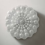 Wall light in metal and plastic