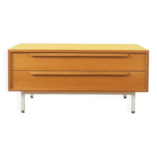 Commode en placage de chêne, années 1960