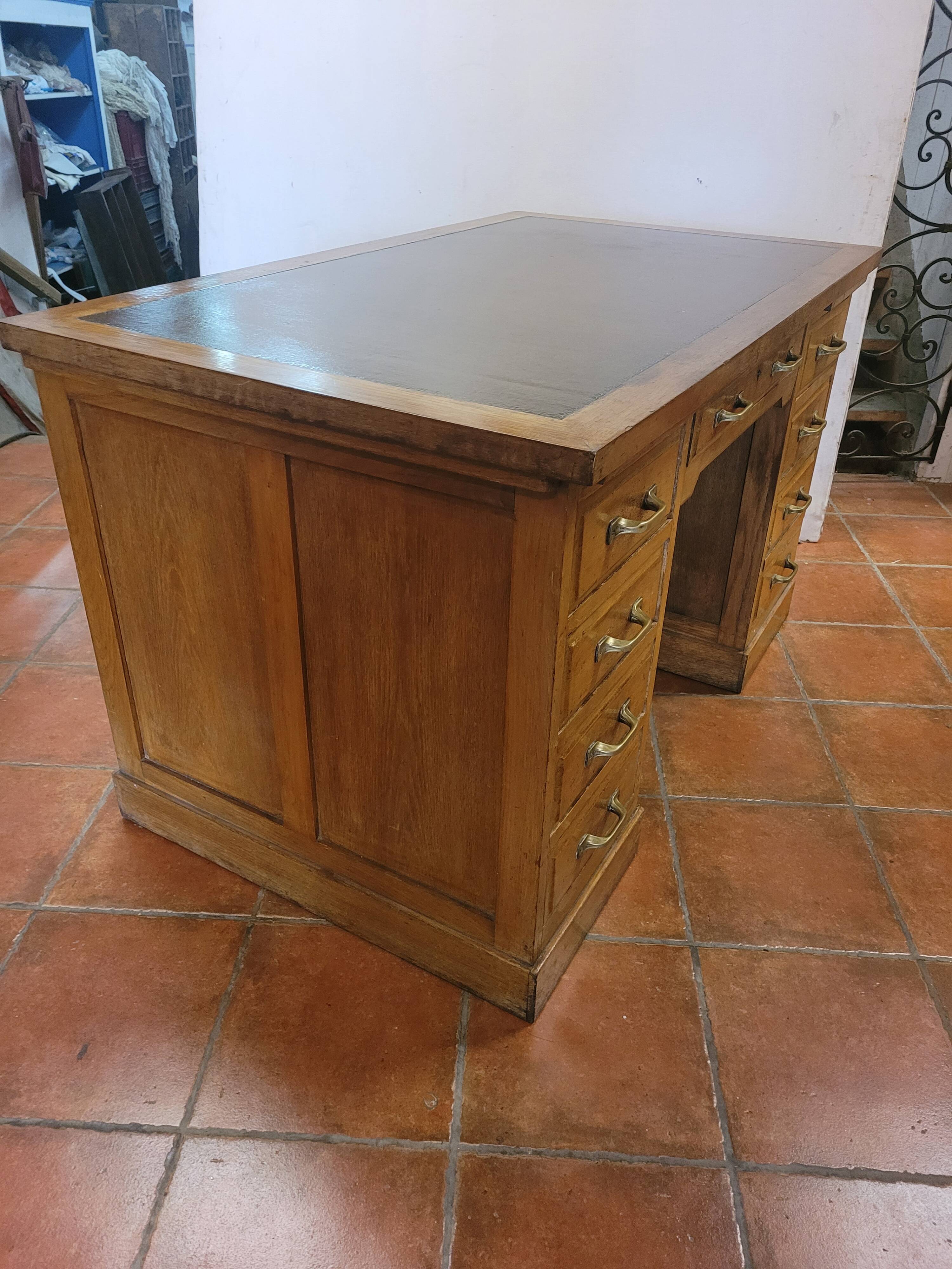 Minister's office in oak