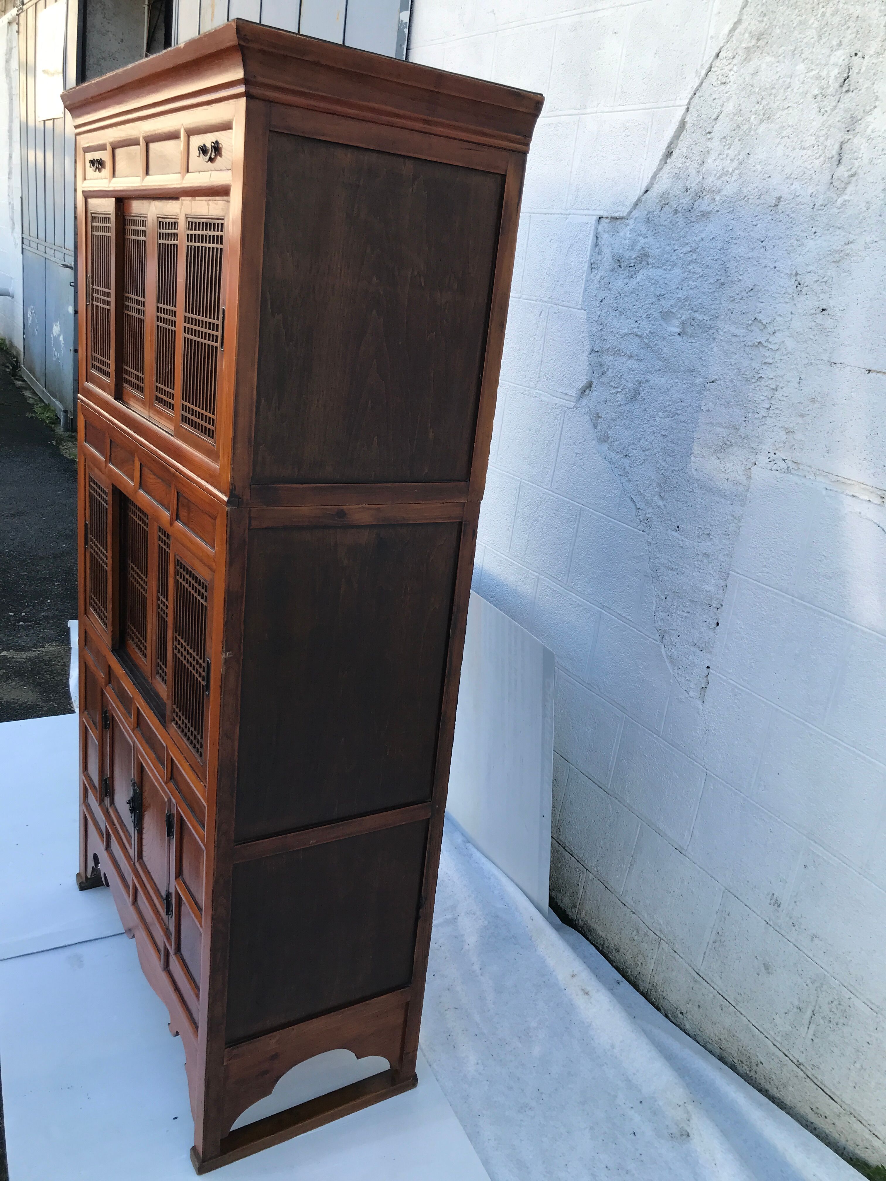 Armoire cuisine chinois japonais milieu à la fin du XIXe siècle