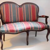 Louis XV two-seater armchair from the 80s.